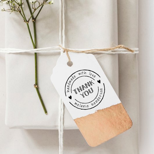 愛で手作りハートに感謝パーソナライズされた ラバースタンプ