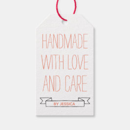 愛で手作りパーソナライズされた ギフトタグ