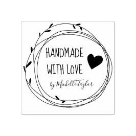 愛で手作りパーソナライズされた ラバースタンプ