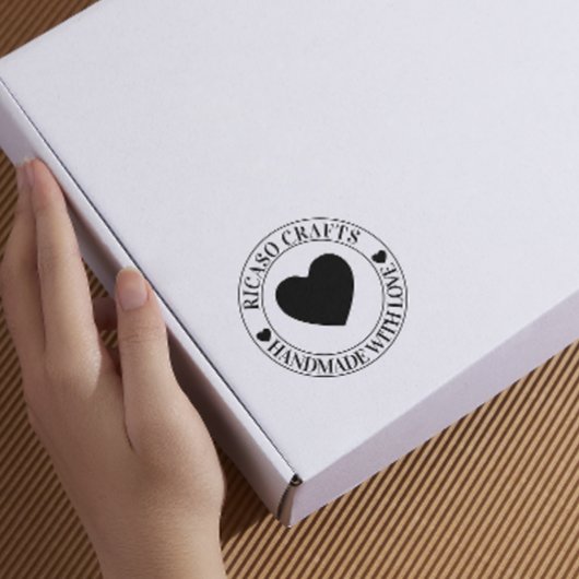 愛で手作りパーソナライズされた ラバースタンプ