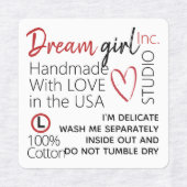 愛で手作りパーソナライズされた ラベル (デザイン2)