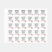 愛で手作りパーソナライズされた ラベル (シート)