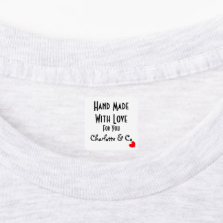 愛で手作りパーソナライズされた ラベル