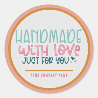 愛で手作りビジネス向カスタムけ ラウンドシール