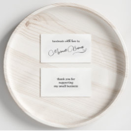 愛で手作りミニマリストありがとう エンクロージャーカード