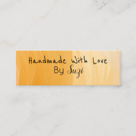 愛で手作り名テラコッタ スキニー名刺