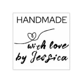 愛で手作り名前別ハート ラバースタンプ (インプリント)