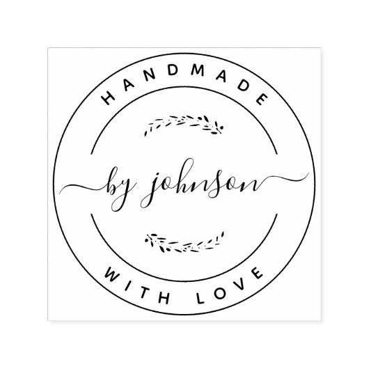 愛で手作り素朴 セルフインキングスタンプ (デザイン)