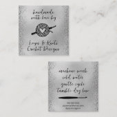 愛で手作り スクエア名刺 (正面/裏面)