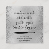 愛で手作り スクエア名刺 (裏面)