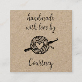 愛で手作り スクエア名刺