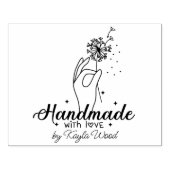 愛で手作り、ハンドダンデオンラバーゴム ラバースタンプ (インプリント)