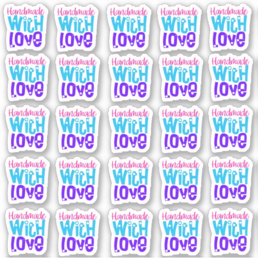 愛で手作り-ビニールシール シール (正面)