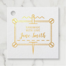 愛で手作り |ボタンと針のデザイン