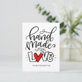 愛で手作り ポストカード (スタンド正面)