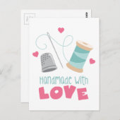 愛で手作り ポストカード (正面/裏面)