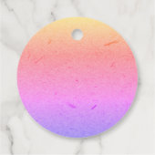 愛で手作り |レインボークラフト紙ありがとう フェイバータグ (裏面)