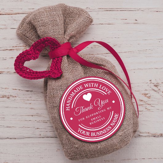 愛で手作り |感謝していあなた ラウンドシール