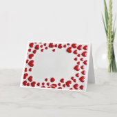 「愛で手書き:バレンタインの挨拶 サンキューカード (裏面)