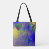 「愛で月へ」トートバッグ トートバッグ (裏面)