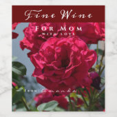 愛で母に緑をパーソナライズ|過去記事 ワインラベル (シングルラベル)