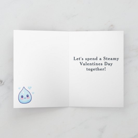 愛で沸き上げる – かわいい水滴の価数 シーズンカード (内部)