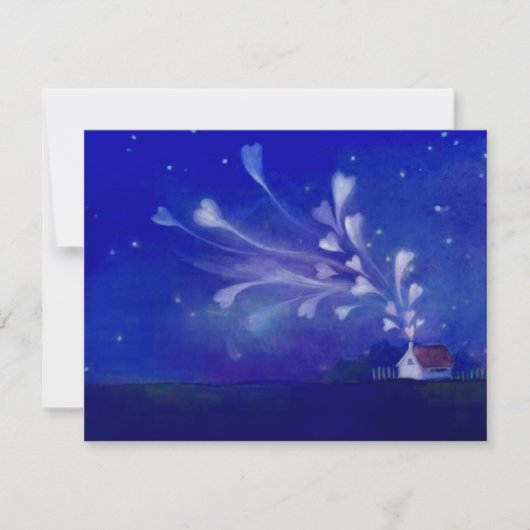 愛で満たされた家 ハートが夜空に飛び立つナイト (正面)