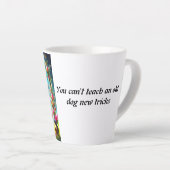 愛で満たすためのハート カフェラテマグ (右アングル)