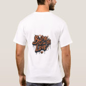 愛で燃える Tシャツ (裏面)