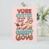 愛で甘い歯を満たす – 抵抗できない サンキューカード (スタンド正面)