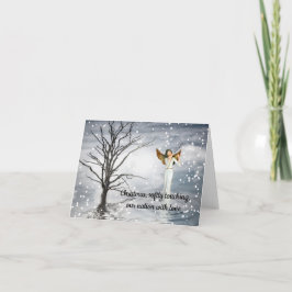 愛で私たちの国に触れるクリスマス シーズンカード