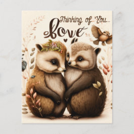 愛で私のバレンタインのハリネズミ