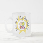 愛で私の日光です フロストグラスマグカップ (左)