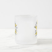 愛で私の日光です フロストグラスマグカップ (中央)