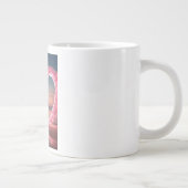 愛で結ばれ、コーヒーで沸き立つ」 ジャンボコーヒーマグカップ (右)