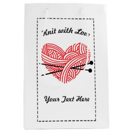 「愛で編む」ヤーンハート ミディアムペーパーバッグ