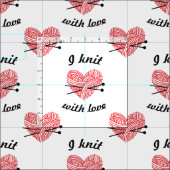 「愛で編む」糸・針工芸品パターン ファブリック (タイル)