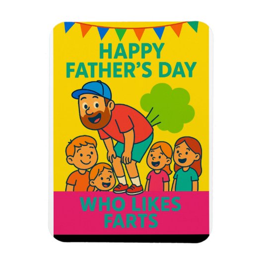 愛で育つ：父の日のクラシック マグネット (縦)