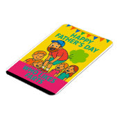 愛で育つ：父の日のクラシック マグネット (左側)