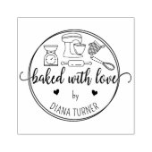 愛で自分の家焼いたを作る ラバースタンプ (インプリント)