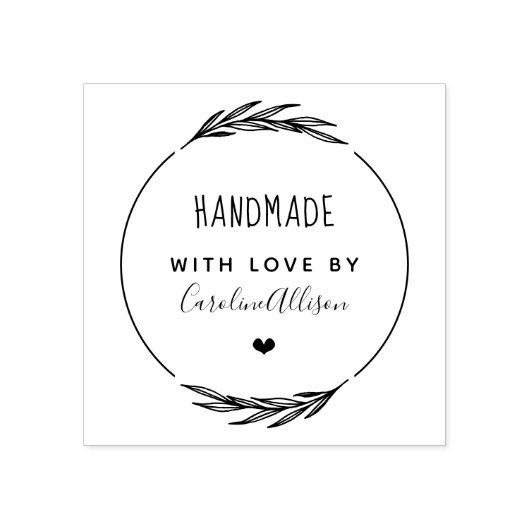 愛で自分の手スタイリッシュ作を作る ラバースタンプ (インプリント)