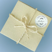 愛で自分の手作りを作成ありがとう ラウンドシール