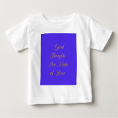愛で自分の良い考えを生み出す ベビーTシャツ (正面)