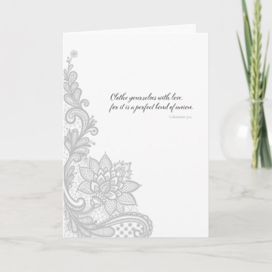 愛で自分自身を閉じる – 折り畳まれたグリーティングカード カード (正面)