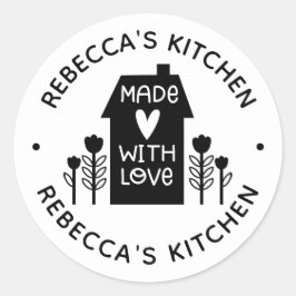 愛で自家製パーソナライズされた ラウンドシール