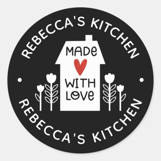 愛で自家製 ラウンドシール (正面)