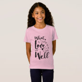 愛で行われたことのカップル・ギフト Tシャツ (正面フル)