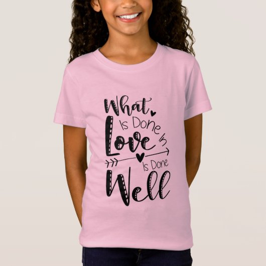 愛で行われたことのカップル・ギフト Tシャツ (正面)