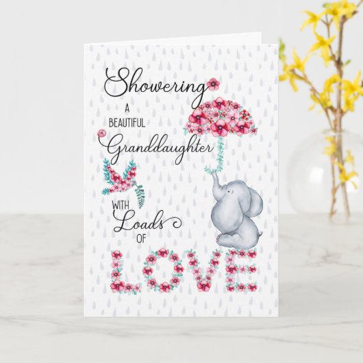 愛で貴方を紹介する孫娘の母の日 カード (黄色い花)