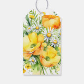 愛で開花春夏のブライダルシャワーの好意 ギフトタグ (裏面)